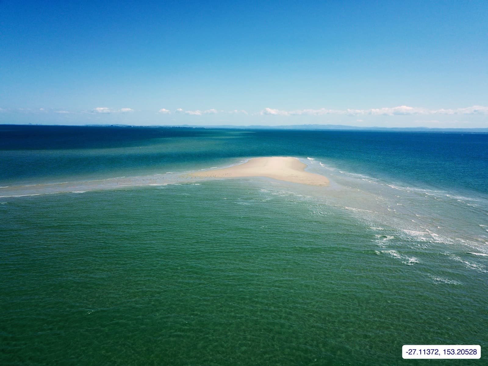 Photograph taken near Moreton Bay mainland