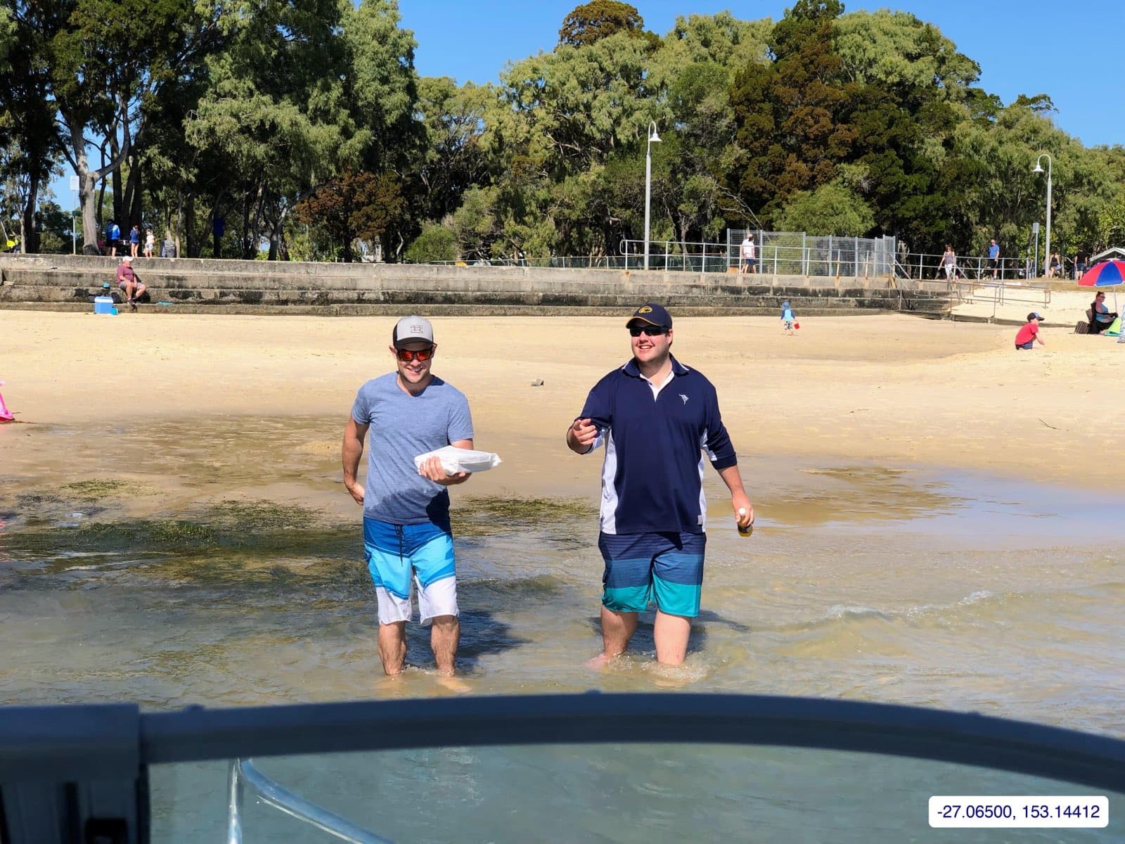 Photograph taken near Moreton Bay mainland