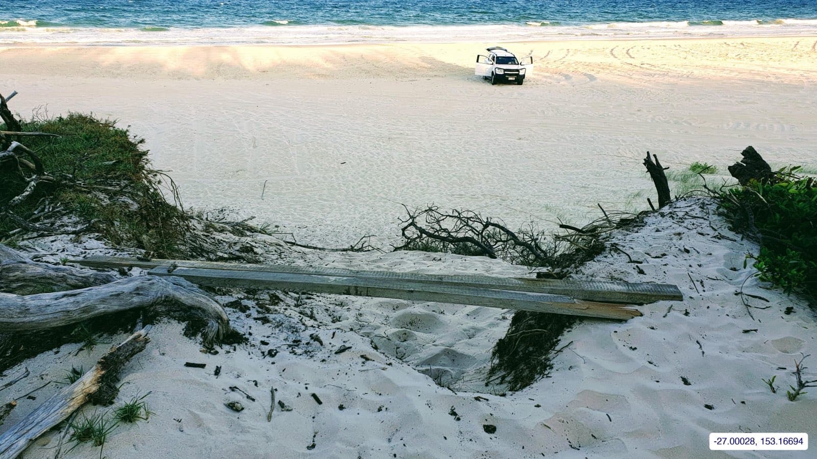 Photograph taken near Bribie Island
