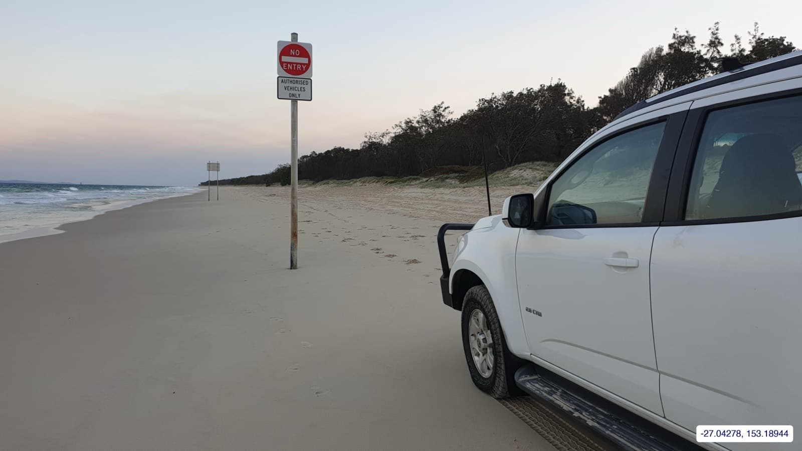 Photograph taken near Bribie Island