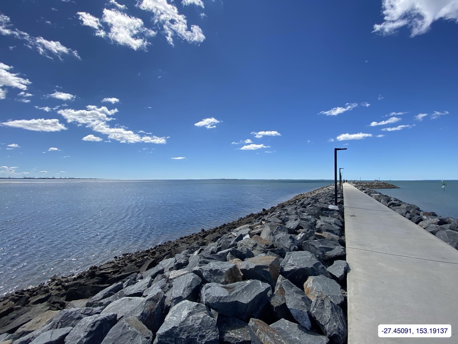 Photograph taken near Moreton Bay mainland