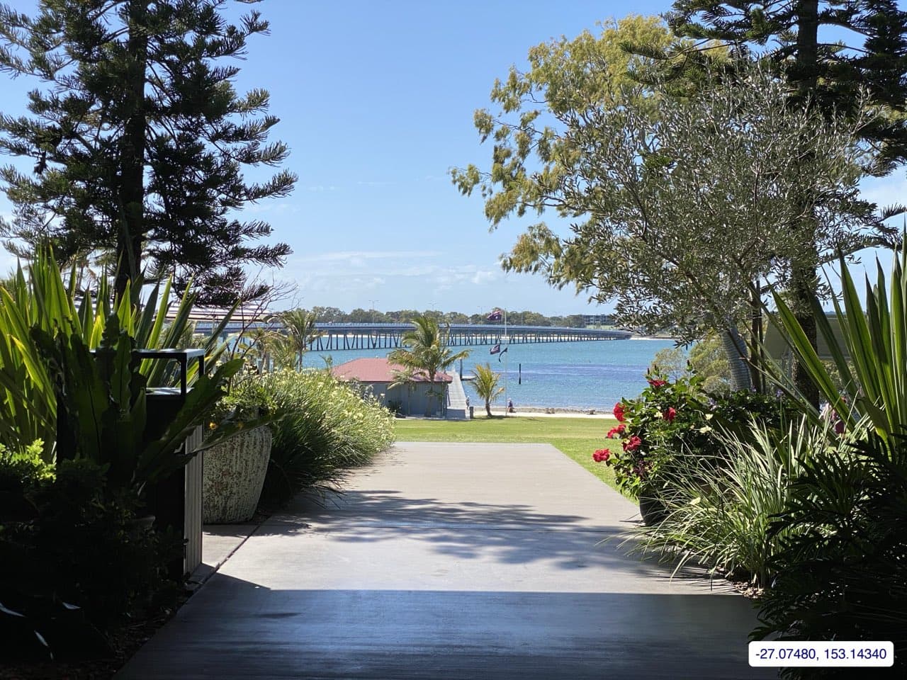 Photograph taken near Moreton Bay mainland