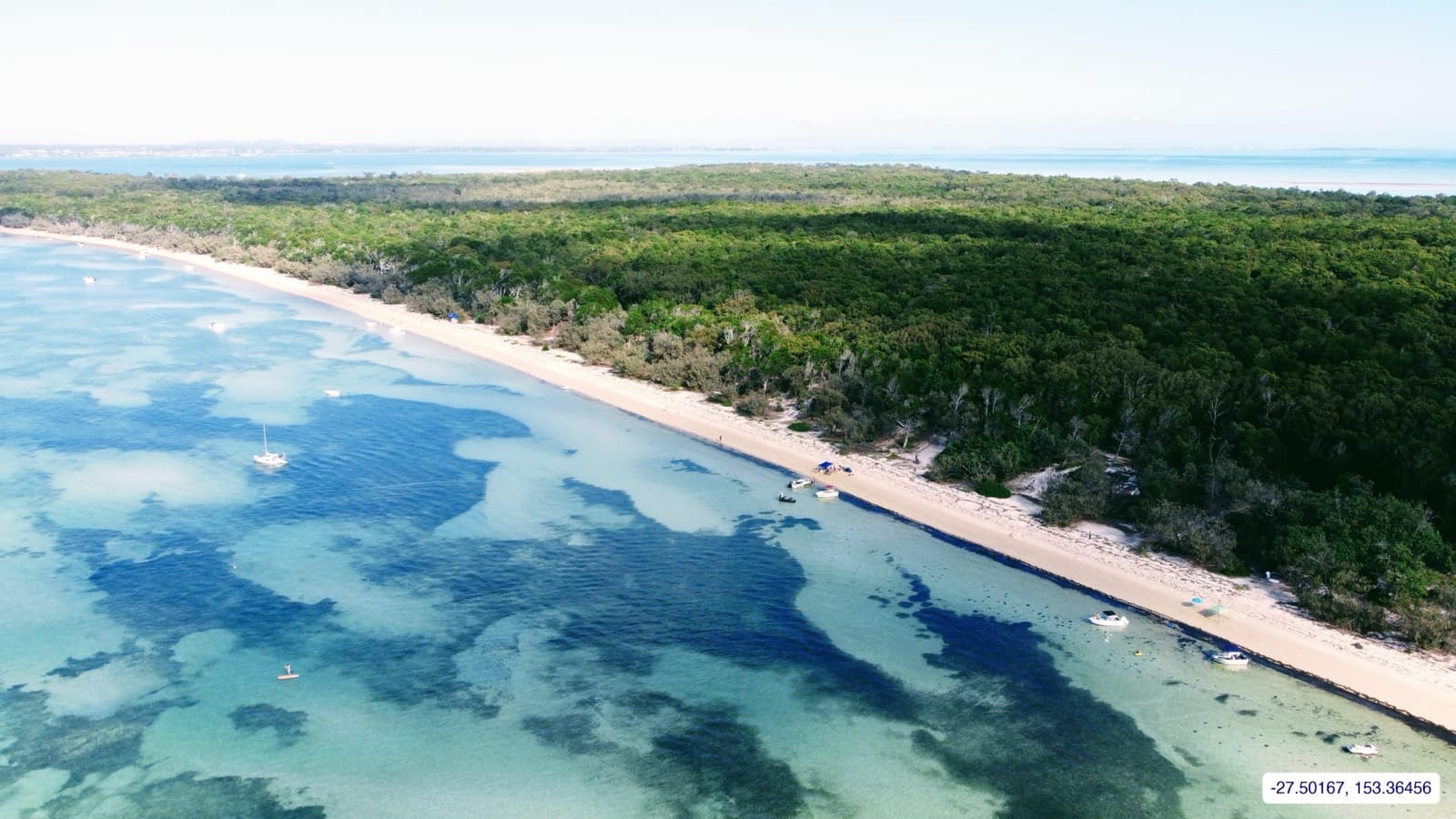 Photograph taken near Peel Island