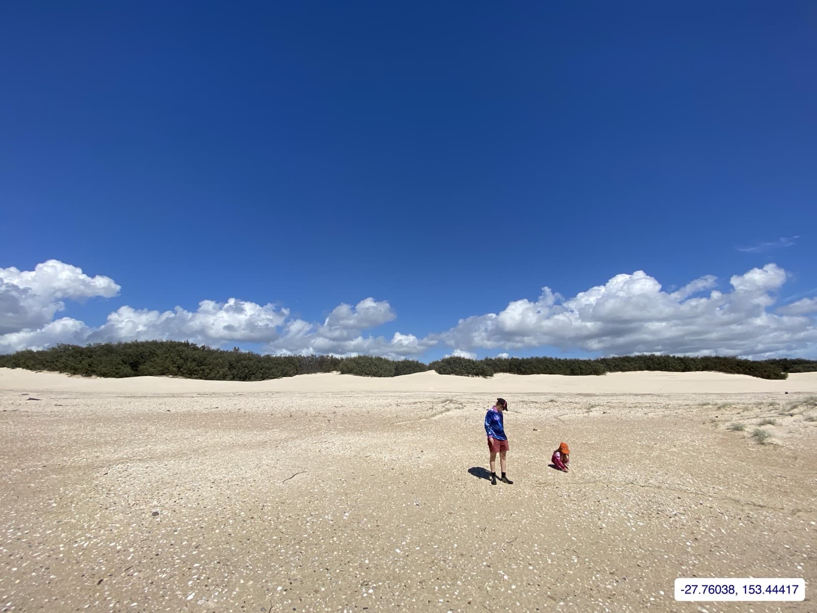 Photograph taken near South Stradbroke Island