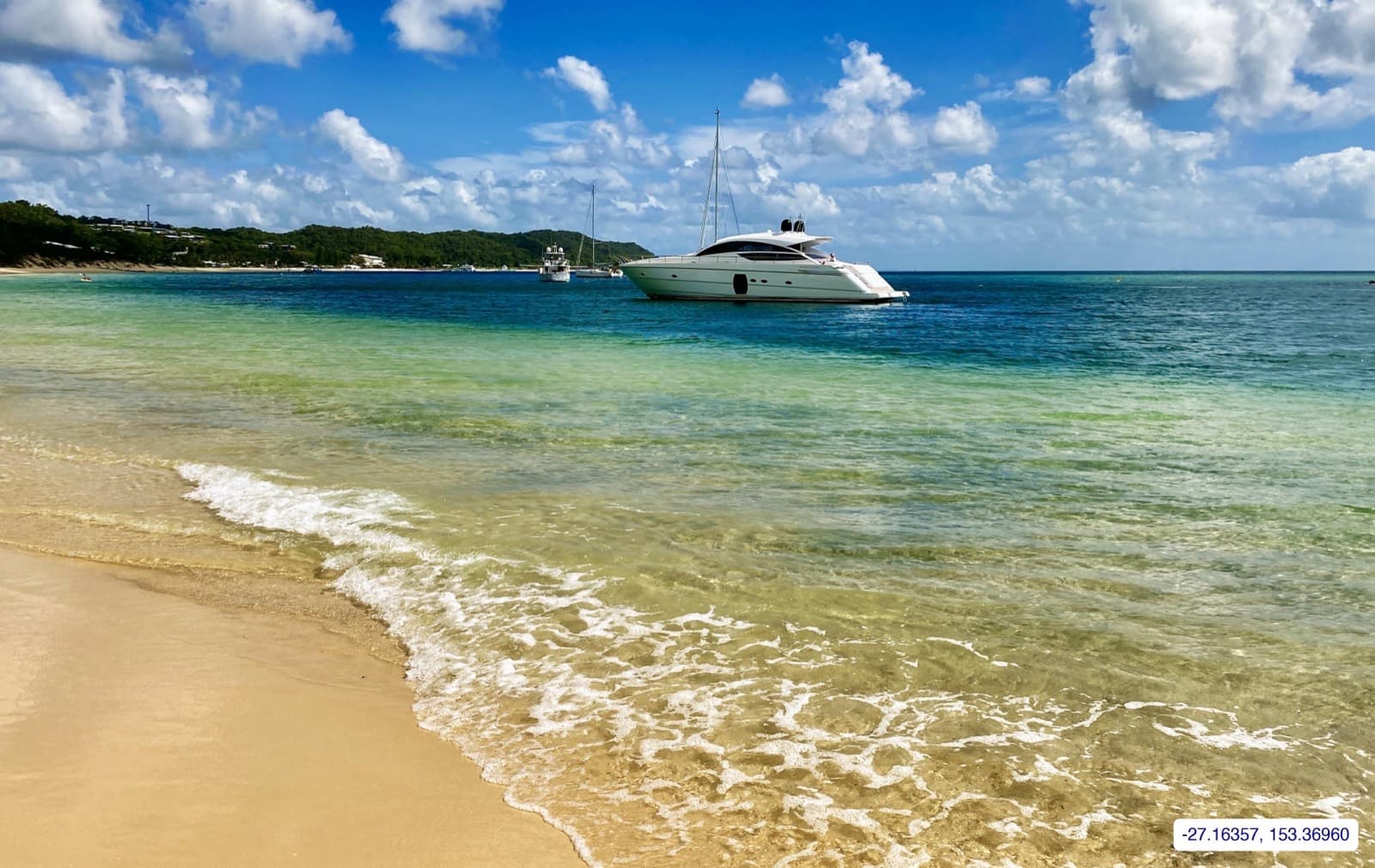 Photograph taken near Tangalooma Wrecks