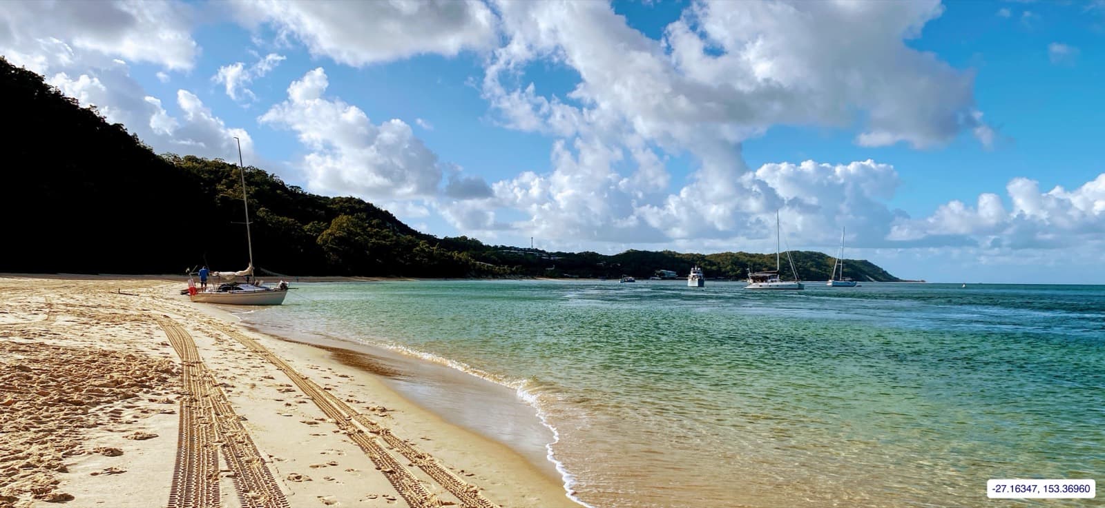 Photograph taken near Tangalooma Wrecks