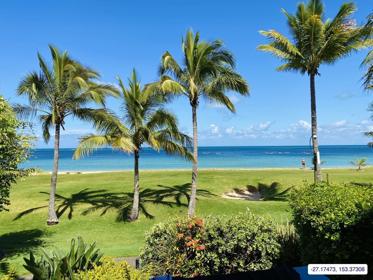Photograph taken near Moreton Island