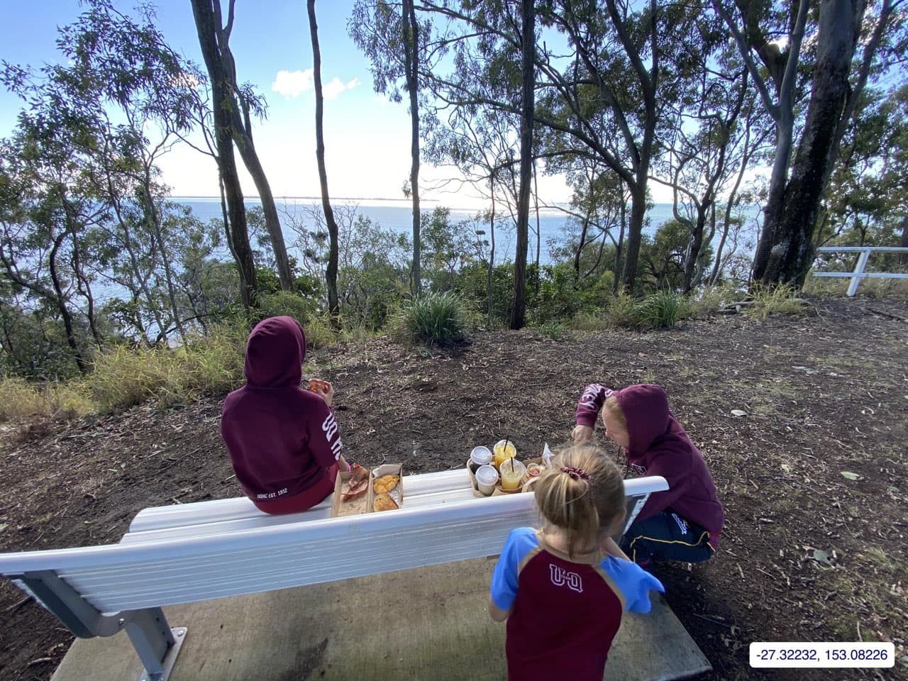 Photograph taken near Moreton Bay mainland