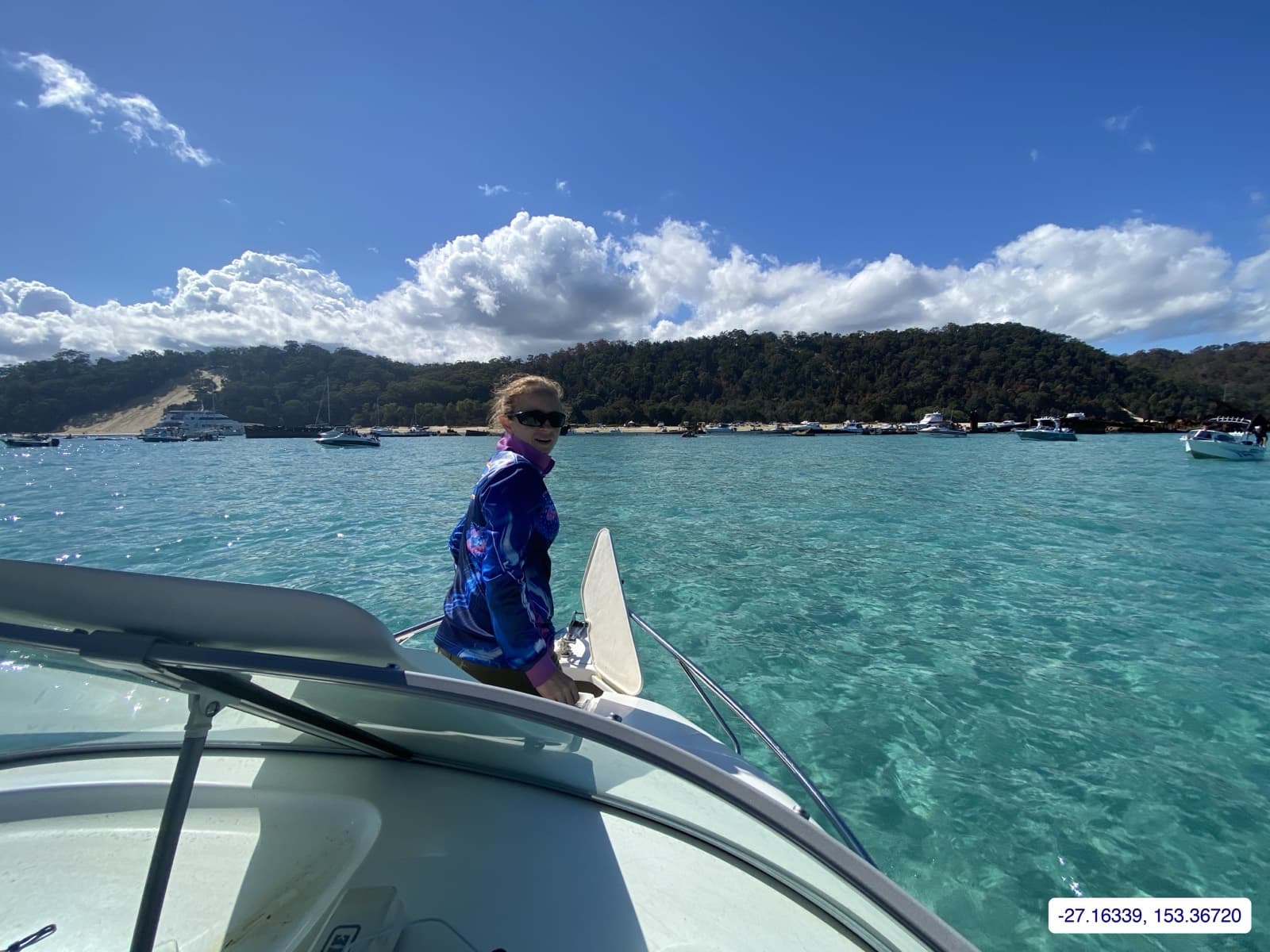 Photograph taken near Tangalooma Wrecks