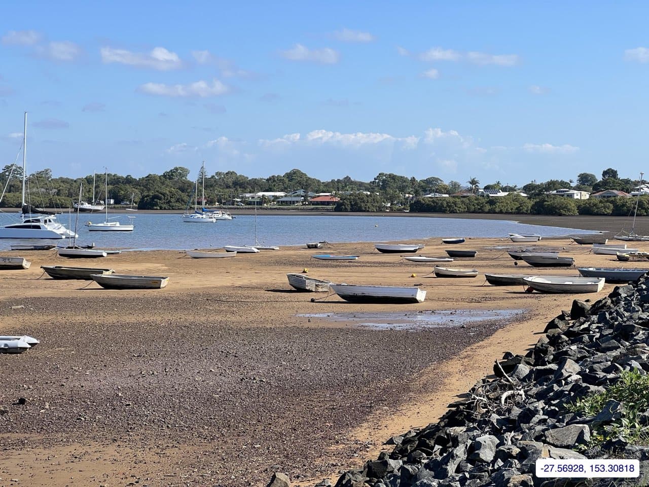 Photograph taken near Moreton Bay mainland