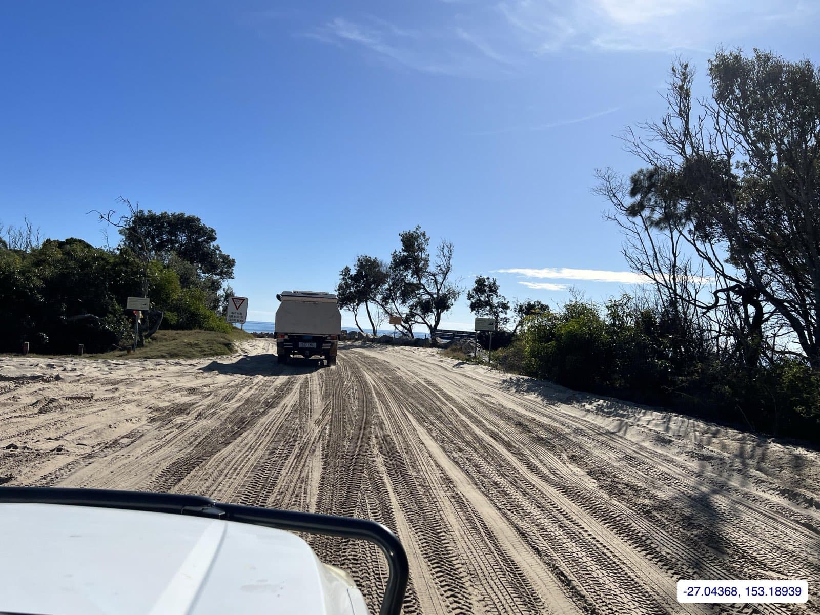 Photograph taken near Bribie Island