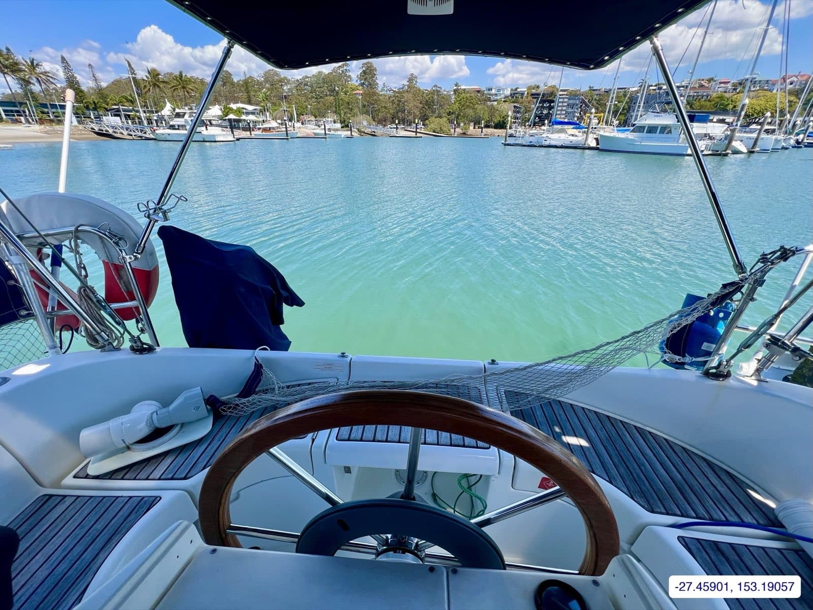 Photograph taken near Moreton Bay mainland