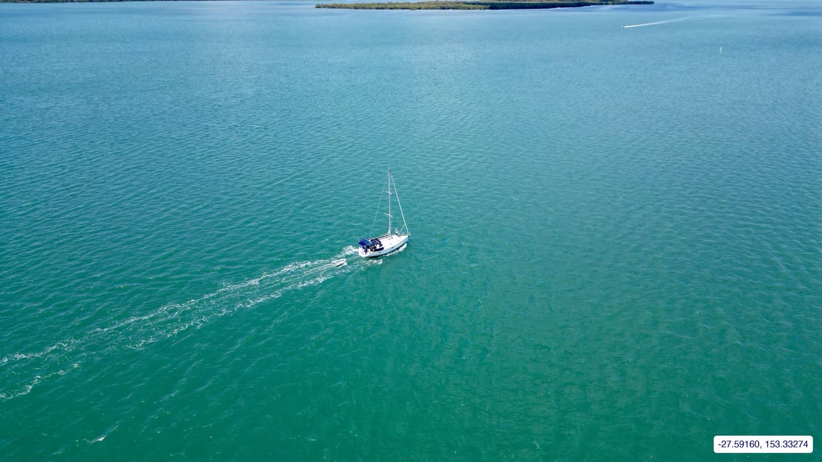 Photograph taken near Moreton Bay mainland