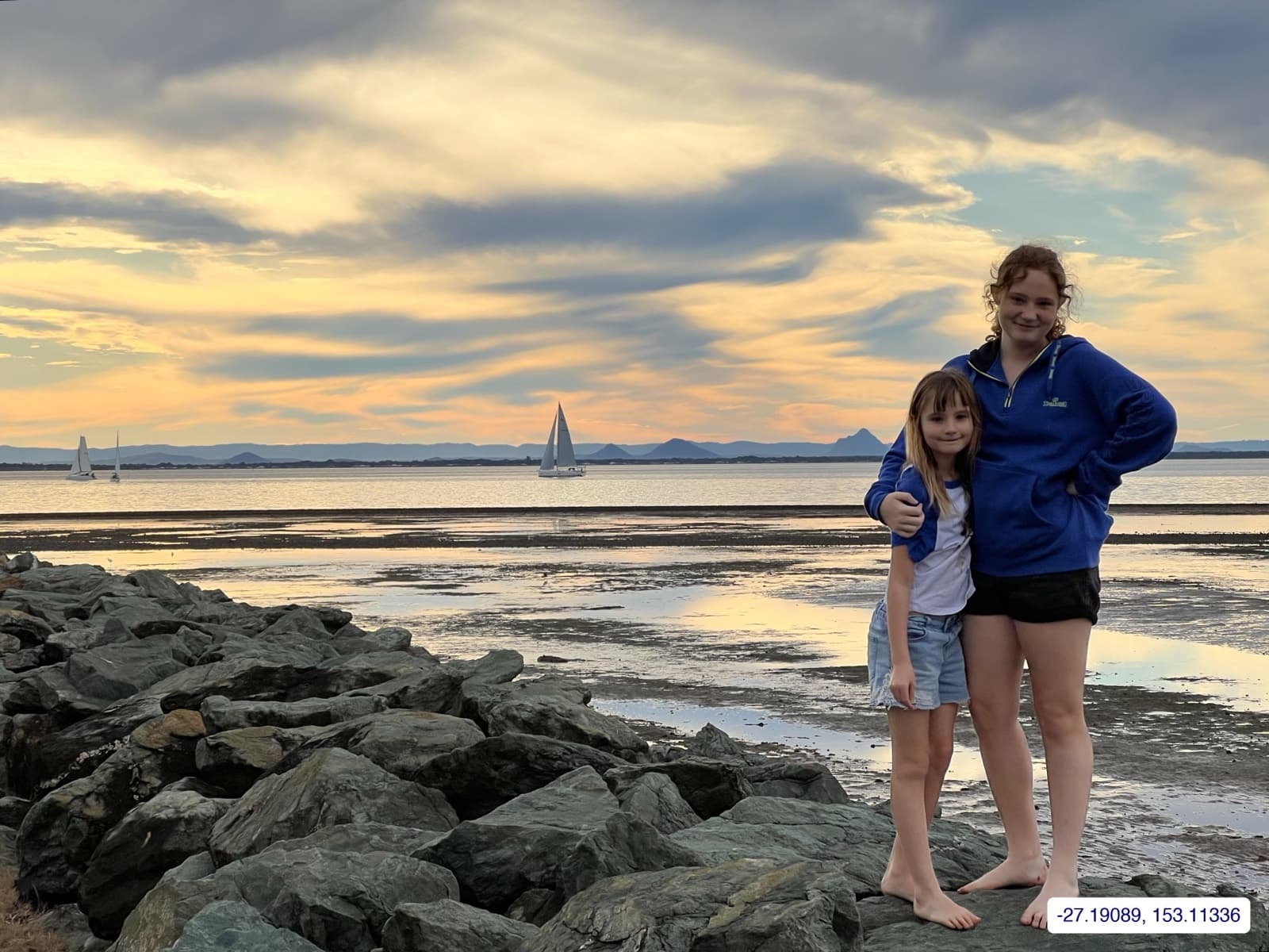 Photograph taken near Moreton Bay mainland
