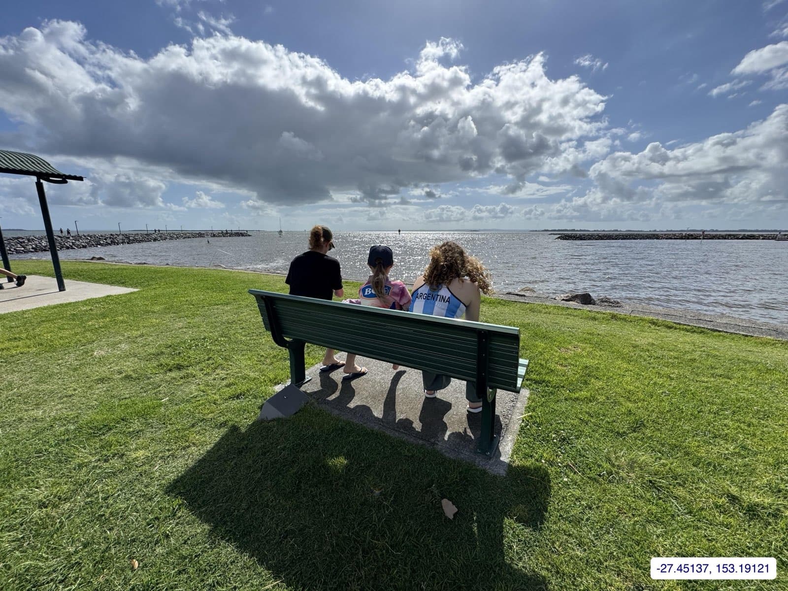 Photograph taken near Moreton Bay mainland