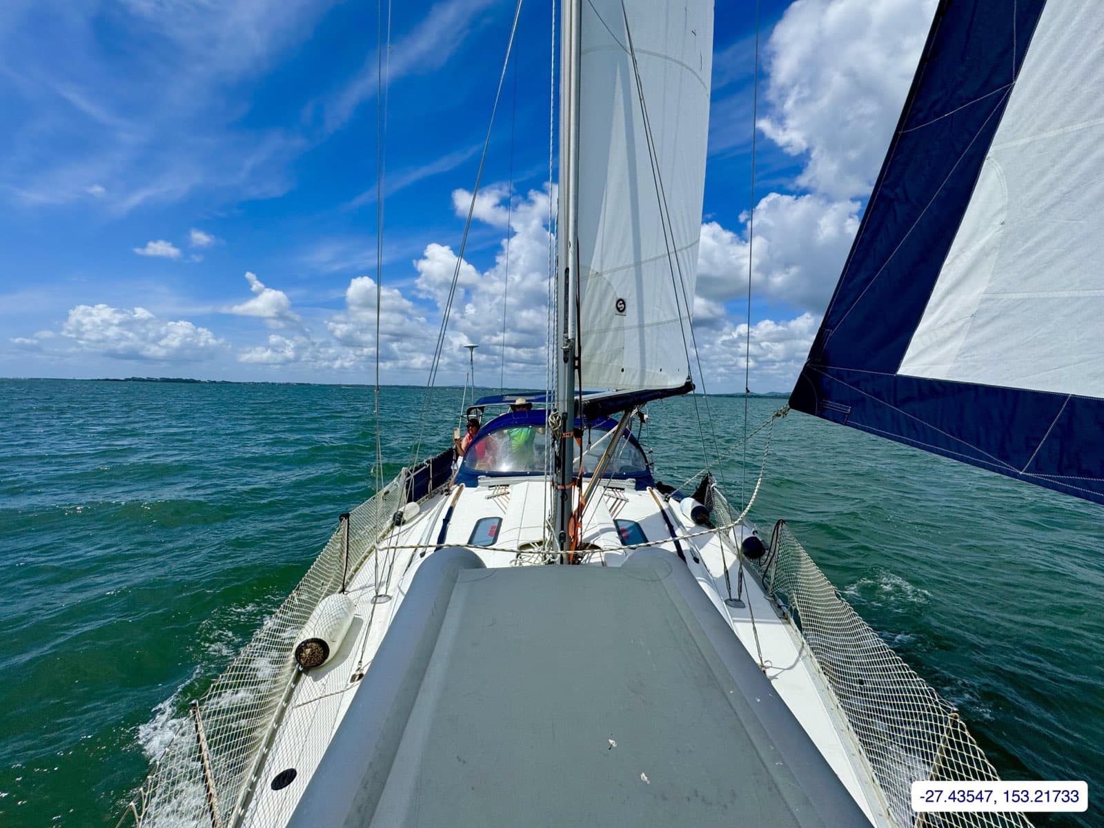 Photograph taken near Moreton Bay mainland
