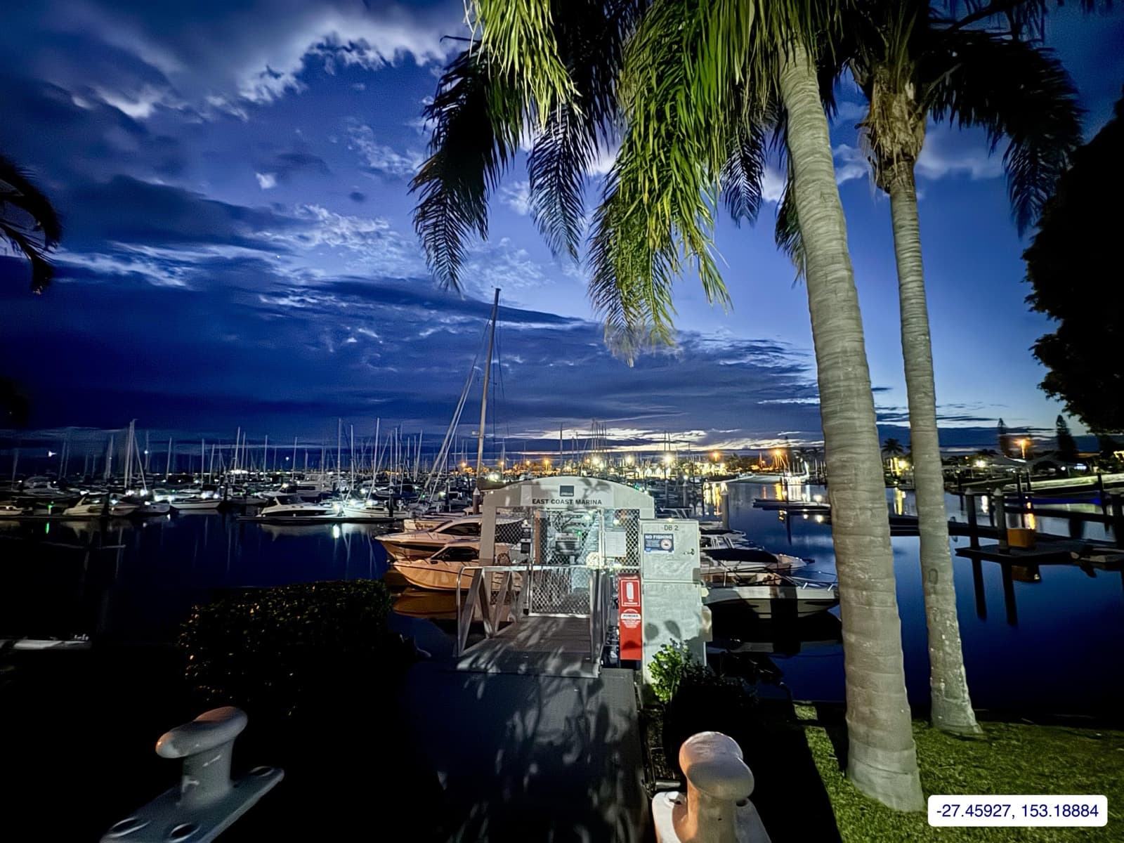 Photograph taken near Moreton Bay mainland