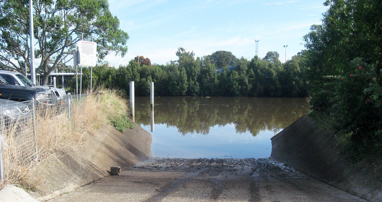 The Breakfast Creek ramp at Yowoggera Park, Albion
