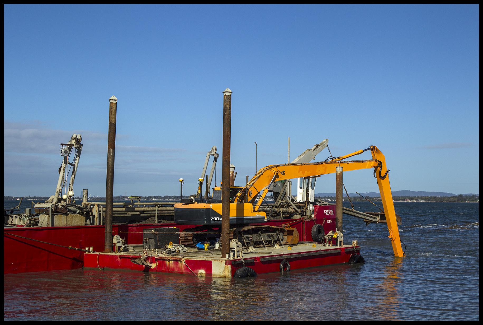 Dredging off the Clontarf ramp