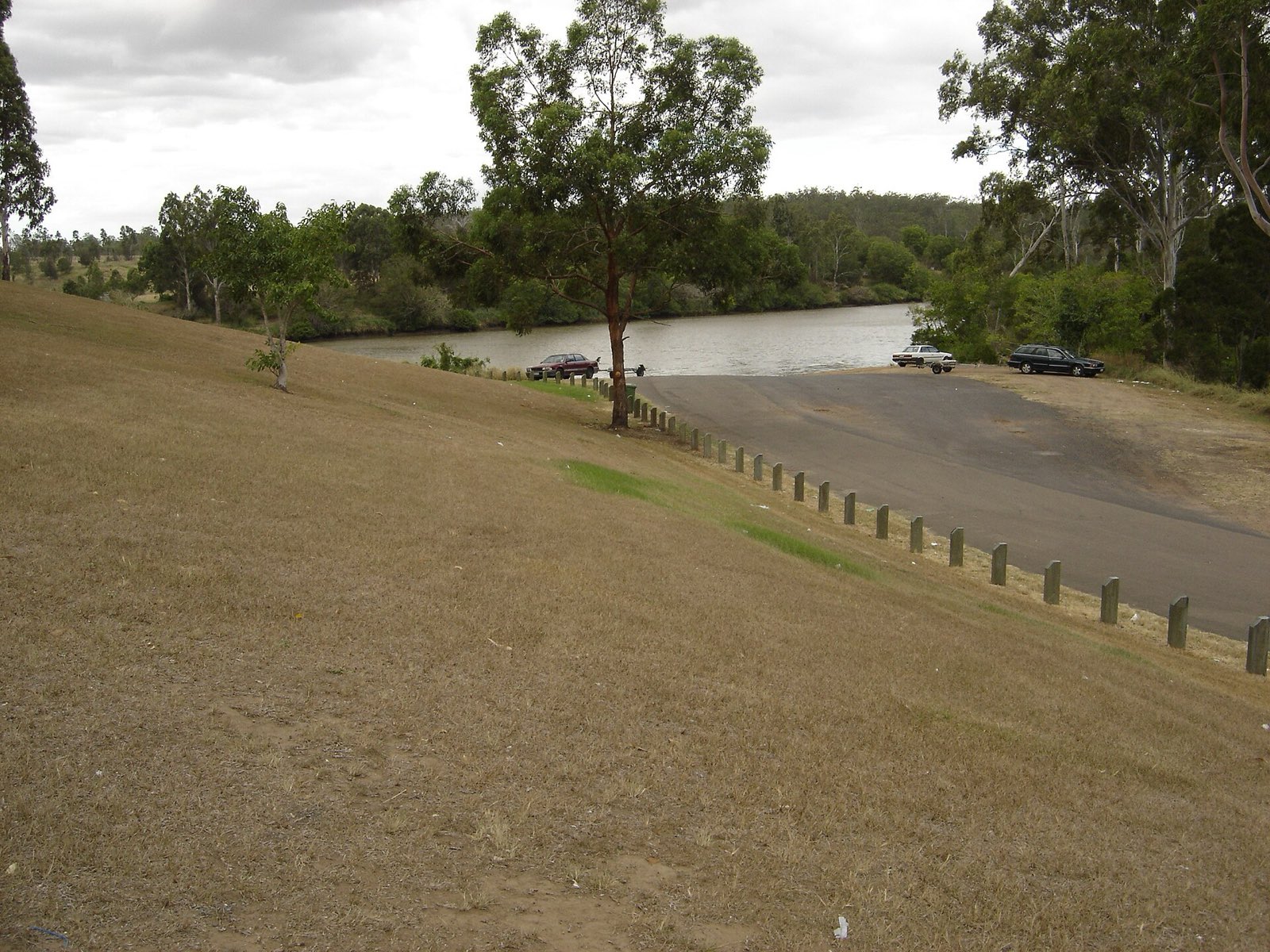 The Goodna ramp at low water