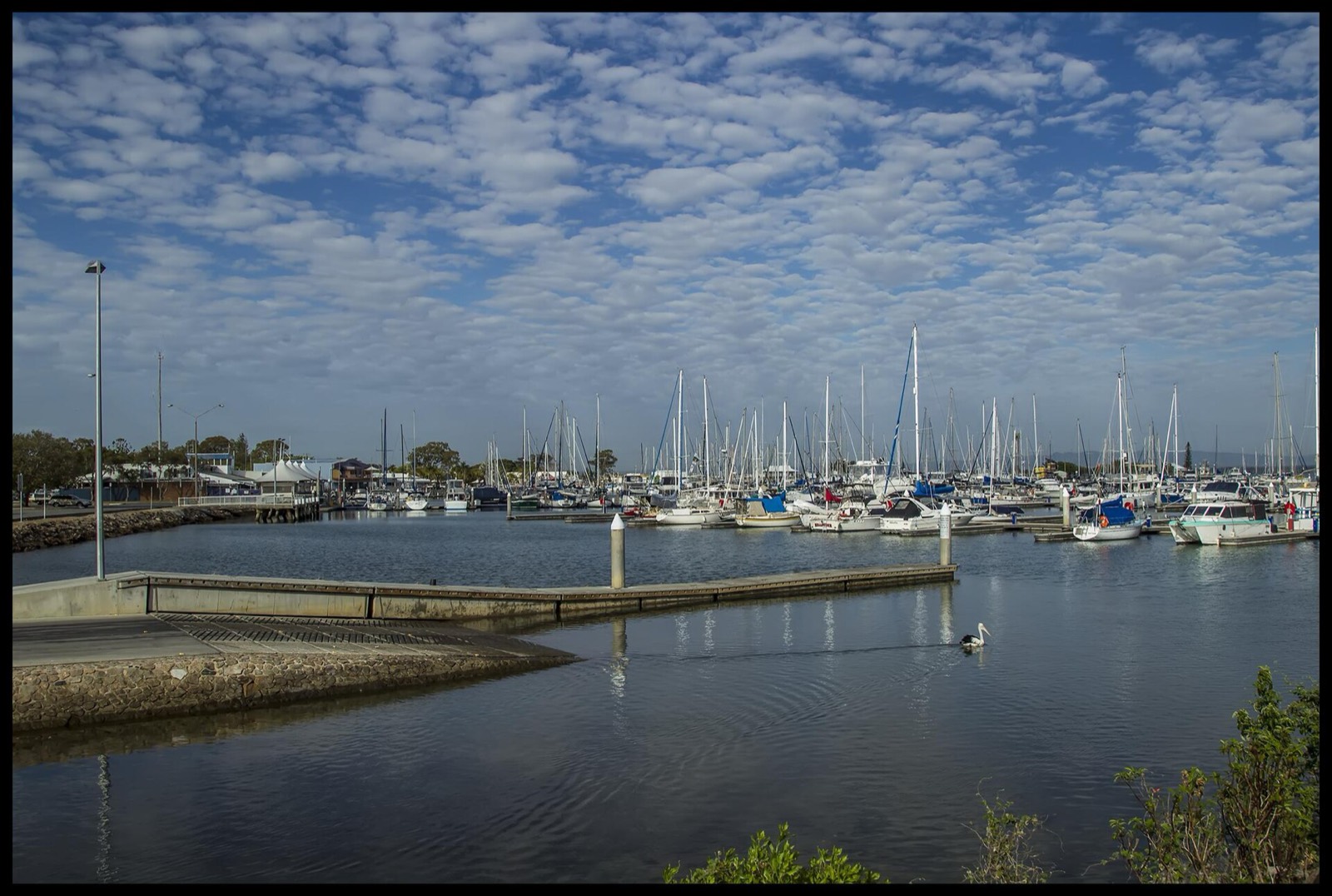Scarborough Marina and the boat ramp