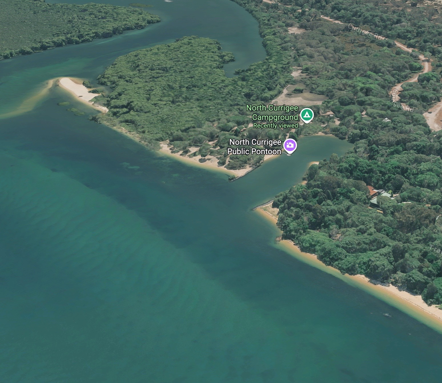 the beach at Currigee