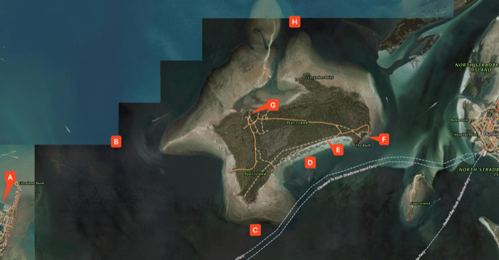 the island