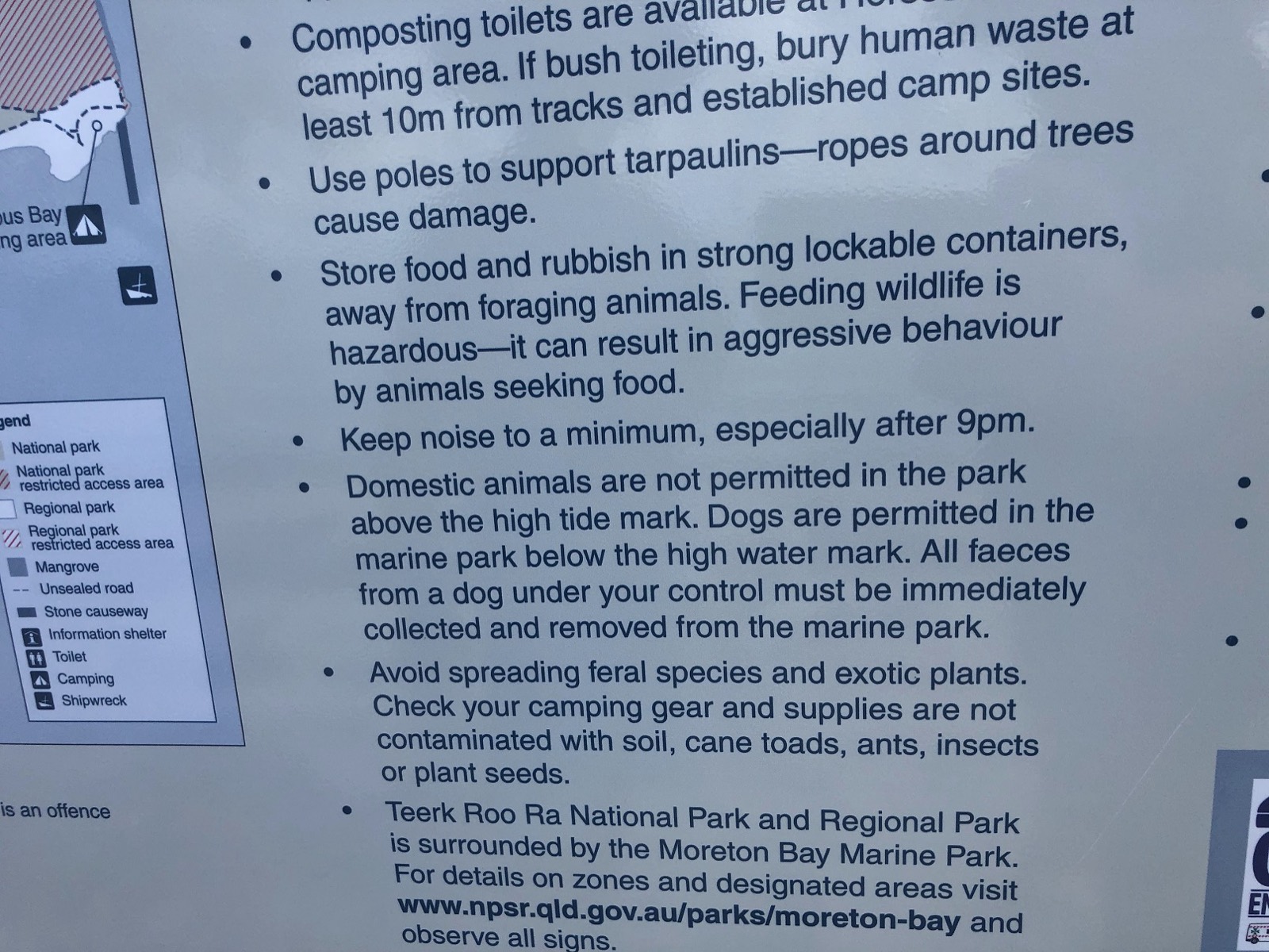 dog signage detail