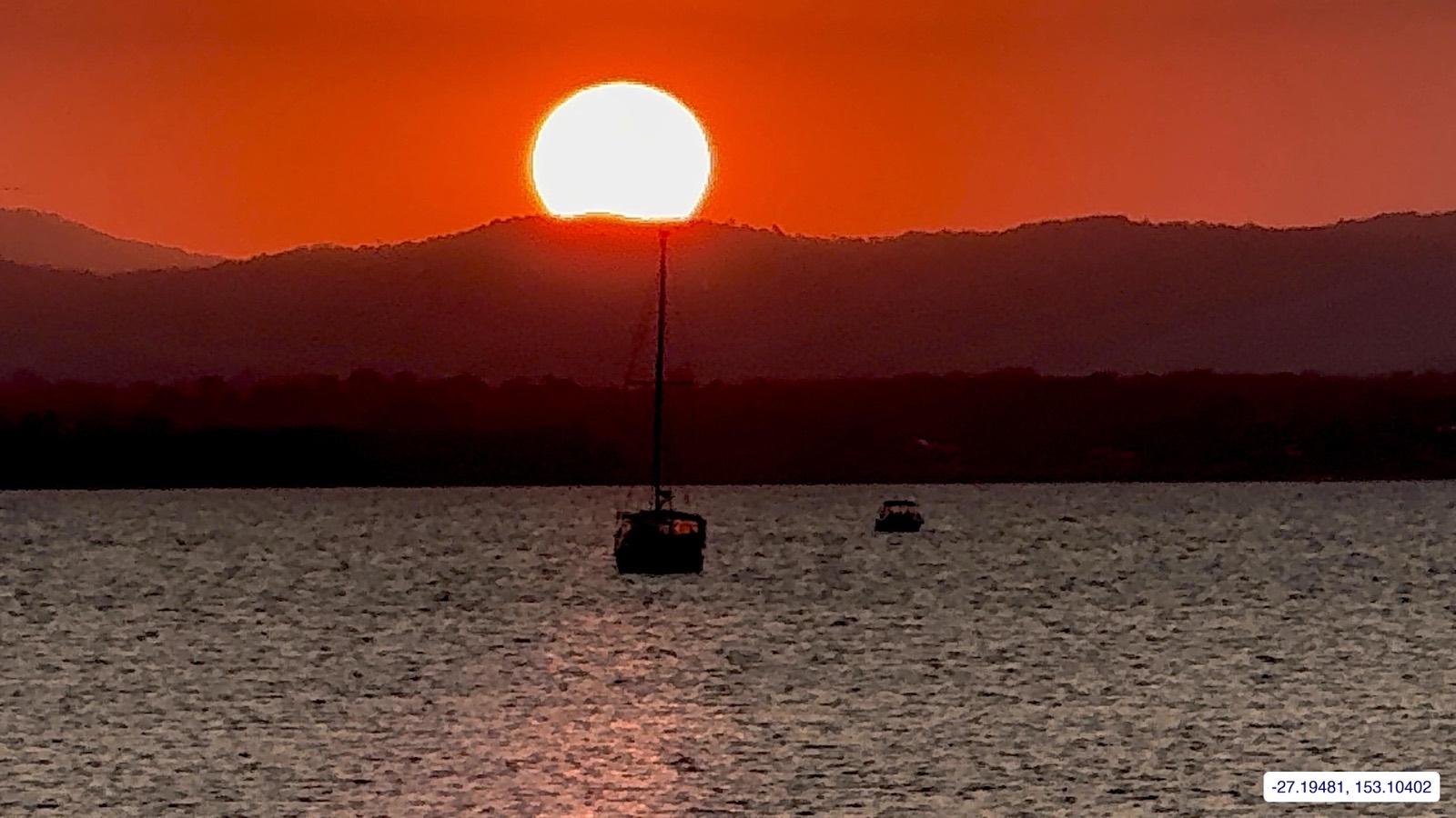 Sunset over Scarborough Boat Harbour from the western ramp